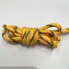 Corda Redonda de Poliéster 5mm 24 Cores Paracord Cordão para Cintura de Calça Chapéu Cadarço de Sapato Corda Lanyard Artesanal