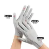 Guantes de Seda de Hielo para el Sol de Verano para Hombre Protección Ultravioleta Delgados Transpirables Absorbentes de Sudor Empalmados Guantes para Ciclismo al Aire Libre Pantalla Táctil