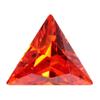 Huagang Gema Triángulo Ángulo Recto Color Blanco Zircón Piedra Nuda Triángulo Recto Sintético CZ Piedra Hao Imitación Diamante