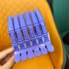 Clipe de modelagem de cabelo multifuncional posicionamento partição clipe jacaré clipe de boca longa clipe de bico de garça escolha do modelador de cabelo cacheado