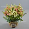10 mini ramos de crisantemo artificial Flor de margarita crisantemo silvestre Corona DIY Accesorios para sombrero Diseño de varias escenas
