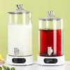 Dispensador de Jugos para Buffet, Máquina Comercial de Bebidas para Hotel, Calentador de Leche, Cubo Aislante para Leche de Soya, Tetera de Vidrio para Infusiones