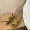 Primer encuentro: Sandalias de cuña para mujer de suela blanda estilo francés, perfectas para el verano, nuevas sandalias versátiles estilo coreano 2026 con suelas gruesas y diseño de una sola tira