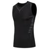 Chaleco Europeo y Americano Transfronterizo de Secado Rápido para Hombre, para Correr, Deportes, Fitness, Sin Mangas, Elástico, de Compresión, Absorbente de Sudor, Ajustado, Camiseta de Entrenamiento