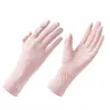 Guantes de Protección Solar para Mujer de Verano K Antideslizantes Anti-ultravioleta Protección Solar Hielo Muñequera Larga Pantalla Táctil Guantes de Ciclismo