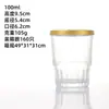 Botella de Vino Pequeña Sencilla, Copa de Vino de Vidrio Espeso, Copa de Vino Pequeña de Vidrio con Anilla para Tirar, Botella de Vino Casera para Cerveza Casera, Copa de Vino Sellada con Tapa