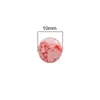 Cuentas de Porcelana Interior Rota Imitación Cristal 10mm Teñido al Agua Cuentas Redondas Esmaltadas Hechas a Mano para DIY Joyería Accesorios Venta al por Mayor