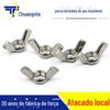 Venda direta da fábrica 304 porca borboleta de aço inoxidável assento do hóspede porca de fixação de parafuso de mão não padronizada porca de garra de aço inoxidável
