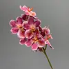 9 Orquídeas Phalaenopsis Artificiales para Decoraciones de Boda, Orquídeas Phalaenopsis Falsas, Flores Artificiales para Venta al por Mayor Transfronteriza