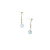Pendientes de perlas de agua dulce de alta gama, estilo coreano, estilo frío, ligeros, de lujo, de moda, elegantes, sencillos y a la moda para mujer.