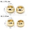 Hebilla de ajuste de aleación de zinc con campana de metal Hengchuang, hebilla de cola de cuerda, hebilla de cuerda, venta al por mayor, 5 x 8 mm / 5,4 x 9 mm