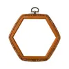 Nuevo bordado vintage de 21 cm de imitación de madera, elástico, para manualidades, bordado hecho a mano, punto de cruz, herramienta auxiliar para decoración del hogar, pintura colgante