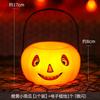 Lanterna de Abóbora de Halloween Lanterna Portátil Infantil Balde Luminoso Decoração Embalagem Pequena Cesta de Doces Pote de Doces