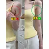 Camisola de Color Caramelo con Copas para Mujer, Adecuada para Primavera y Verano, Se Puede Usar como Prenda Exterior o como Capa Base, Oculta los Rollitos Laterales, Corte Ajustado, Espalda Sexy