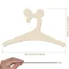 Colgante de Ropa para Niños de Madera Oso Percha de Ropa para Niños de Madera Colgante Creativo para el Hogar Decoración DIY para Habitación de Niños