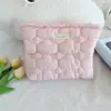 Bolsa de Cosméticos Acolchada de Nube Nueva Coreana, Bolso de Mano Portátil de Aspecto Elegante, Bolsa Simple de Almacenamiento para Viajes, Neceser