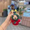 Llavero Creativo de Cachorro de Dibujos Animados de Peluche para Coche Nuevo Lindo Estilo Coreano Pasador Diadema Colgante para Bolso Muñeca