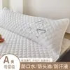 Funda de almohada larga acolchada anti-saliva anti-aceite para el cabello doble funda de almohada pareja tira larga funda de almohada integrada resistente a la suciedad especial para núcleo de almohada
