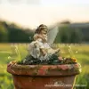 Dragão Púrpura Encantador Transfronteiriço Fada Boêmia Acrílico Decorações de Plantas em Vasos para Casa Jardim Varanda Quarto