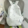 Nueva mochila transfronteriza para mujer, versión coreana, mochila pequeña simple, mochila estilo ins con tema de bosque, mochila escolar para estudiante, mochila de viaje