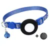 Amazon Más Vendido Transfronterizo Collar para Gato Airtag con Cascabel Collar Reflectante con Huella de Pata Posicionamiento Airtag