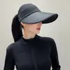 Chapéu de Sol para Mulheres com Top Aberto, Aba Larga, Proteção UV, Chapéu de Sol para Uso Externo no Verão, Boné de Baseball