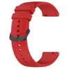Para Samsung Galaxy Watch6 Pulseira de Silicone 20mm/22mm Cauda Redonda Cabeça Plana Pulseira de Relógio Universal