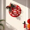 Adesivos de Porta para Casamento com Palavras Felizes para o Casamento da Mulher, Decoração de Ambiente de Casamento, Atmosfera da Porta, Decoração de Parede de Fundo para Quarto e Sala de Estar