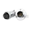 Plt-254-Rf Pm Conector de Acero 5-Núcleos 6-Agujeros Brida Portafichas de Aviación Apex Plt-258-R P
