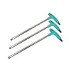 Chave Allen hexagonal tipo T S2 vermelha alongada 200mm de comprimento 350mm cabeça chata cabeça esférica chave de muleta chave hexagonal