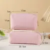 Nueva Bolsa de Maquillaje de Pana Simple y Femenina de Gran Capacidad Portátil Neceser Bolsa de Almacenamiento para Viaje de Negocios