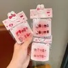 Uñas Hechas a Mano para Niños Calcomanías de Uñas de Dibujos Animados Calcomanías de Uñas Removibles Set de Arte de Uñas para Disfraz de Niña