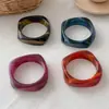 Pulsera de resina estilo ojo de gato retro transfronteriza para mujer, nueva moda, diseño único y versátil, accesorio de joyería para pulsera