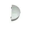 Luminária de parede LED semicircular criativa de dupla cabeça em alumínio para corredor, corredor, parede de fundo decorativa, lâmpada de efeito para hotel, KTV