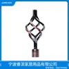 [Suministro Directo de Fábrica] Zhongdong Varilla de Hierro Accesorios para Barra de Cortina Tipo Retorcido Cabezal Decorativo Metal Cabezal de Barra Romana