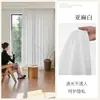 Cortinas Finas de Linho Vintage Estilo Francês para Varandas e Janelas de Canto, Cortinas Prontas para Casa Inteira de Zhejiang