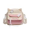 Bolso bandolera al por mayor lona niña bolso pequeño ins lindo dulce bolso de hombro chica suave pequeño fresco estudiante bolso bandolera