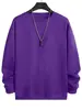 Sudadera de Color Caramelo, Corte Holgado, Color Sólido, Adecuada para Primavera, Otoño e Invierno, Unisex, Felpa Larga y Gruesa, Top Multifuncional, Camiseta Deportiva