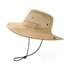 Boné liso para uso externo boné de pescador boné de pesca boné com proteção solar boné camuflado boné para montanhismo chapéu de palha western respirável de verão atacado