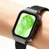 Pulseira de Aço Inoxidável Milanesa com Malha e Fecho Magnético Deslizante, Compatível com Huawei Fit5, Fit3/4