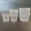 Taza Medidora de Plástico con Descuento del Fabricante 30ml con Escala para Hornear Tienda de Té con Leche Cubeta Medidora Taza Medidora para el Hogar