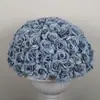 Bolas de Flores de Novo Estilo Transfronteiriças, Bolas Redondas, Decorações de Casamento, Enfeites de Bola de Flores Semicirculares, Flores Artificiais de Rosa para Palco de Casamento, Personalizável