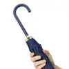Funda Impermeable Paraguas de Mango Largo para Mujer, Doble Uso para Sol y Lluvia, Varilla Recta, Automático, Uso en Coche, Ampliado, Reforzado, Paraguas para Dos Personas, Protección UV
