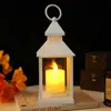 Luz LED decorativa para jardín, césped, exterior, boda, árbol, linterna, estilo europeo retro, luz de vela electrónica oscilante, transfronterizo