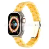 Para Apple watch pulseira de resina com três contas Nova Apple 8 ultra pulseira transparente de resina em estoque