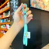 Direto da Fábrica Estilo Simples Corda Trançada Artesanal Lanyard Color Blocking Chaveiro Capa de Celular Alça de Mão Portátil DIY Estilo Moderno