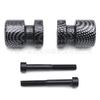 Adecuado para Motocicleta Yamaha Yzf600R 2005 Modificado Tapones de Manillar, Tapones Bicolor, Extremos con Peso de Equilibrio