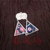 Pendientes Vintage Bordados Hechos a Mano de Estilo Étnico de Moda con Borlas Pequeñas, Joyería de Plata Miao de Yunnan, Color Blanco, Tamaño 41