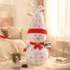 Decoração de boneco de neve de desenho animado de Natal boneca grande decoração de Natal layout de cena de vitrine de shopping
