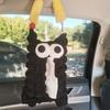 Porta Pañuelos para Respaldo de Asiento de Coche Caja de Pañuelos Divertida para Coche Colgante Monstruo de Dibujos Animados Decoración Interior de Coche